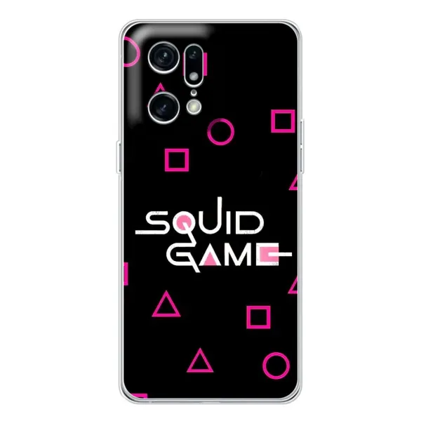 Чехол с принтом «Паттерн Игра кальмара» для OPPO Find X5 Pro