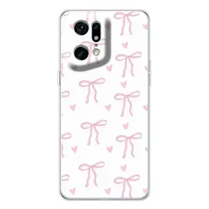 Чехол с бантиками на Find X5 Pro (Маленькие бантики)