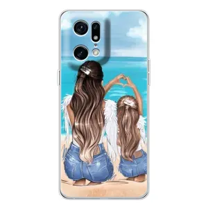 Чохол з друком для OPPO Find X5 Pro - (Мама з дитинкою) (AlphaPrint)