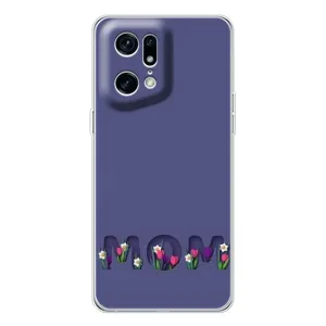 Чехол с принтом «Мама в цветах» для OPPO Find X5 Pro