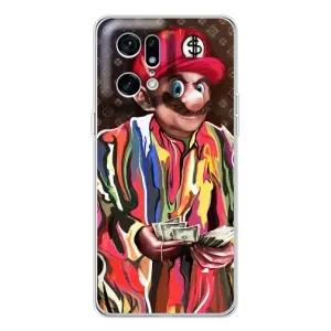 Бренднові Чохли для OPPO Find X5 Pro - (PREMIUMPrint) (Mario LV)