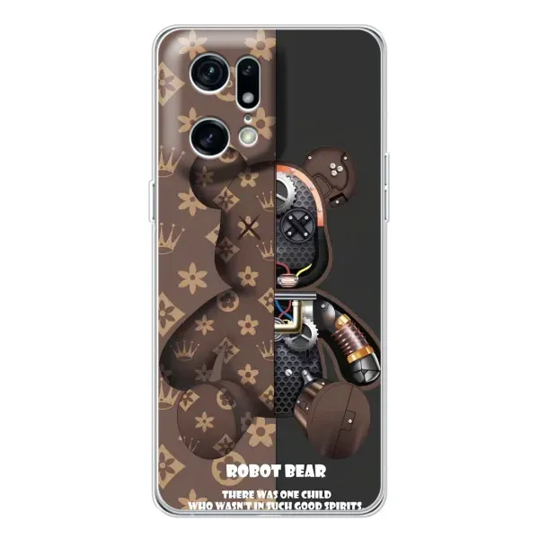 Чехол с принтом «Медведь Луи Витон» для OPPO Find X5 Pro Чехол с принтом «Медведь Луи Витон» для OPPO Find X5 Pro