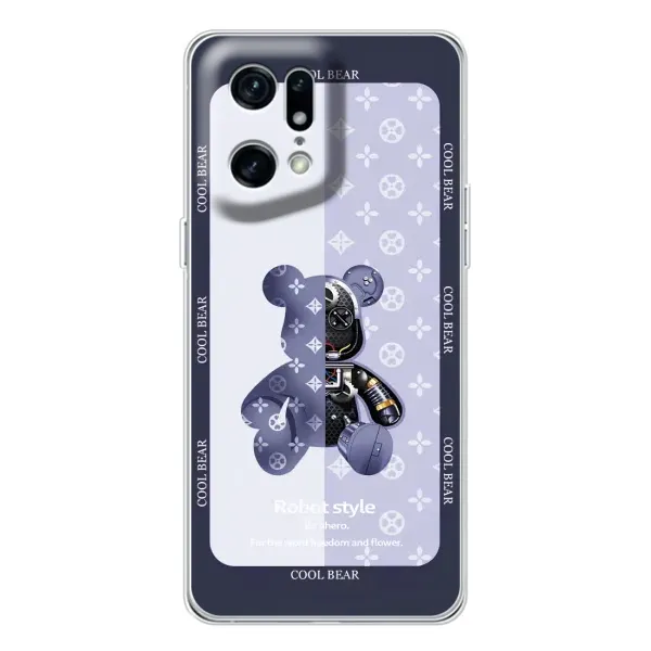 Чехол с принтом «Медвежонок LV» для OPPO Find X5 Pro Чехол с принтом «Медвежонок LV» для OPPO Find X5 Pro