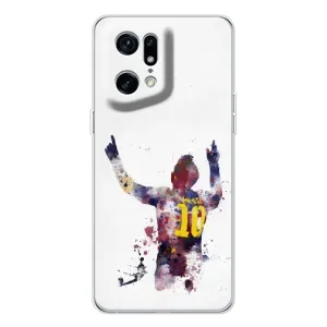 Чехлы Месси для OPPO Find X5 Pro (AlphaPrint) (Messi Barca)