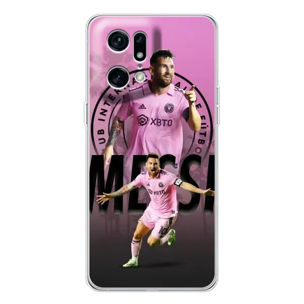 Чехол с принтом «Messi Miami» для OPPO Find X5 Pro