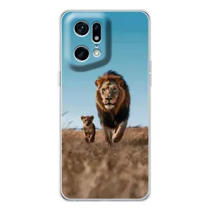 Чехол с принтом «Мусафа и Симба» для OPPO Find X5 Pro