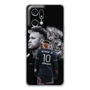 Чехол Неймар для OPPO Find X5 Pro (AlphaPrint) (Неймар Лев)