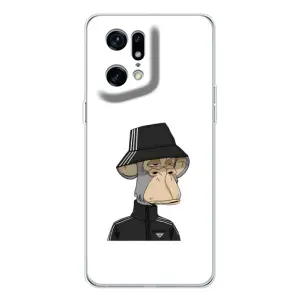 Чехлы с Обезьянами NFT для OPPO Find X5 Pro (AlphaPrint) (обезьяна NFT Adidas)