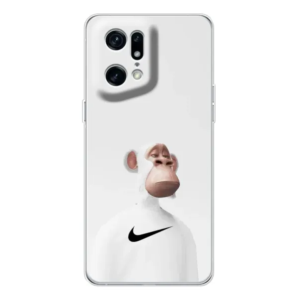 Чехол с принтом «обезьяна NFT Nike» для OPPO Find X5 Pro