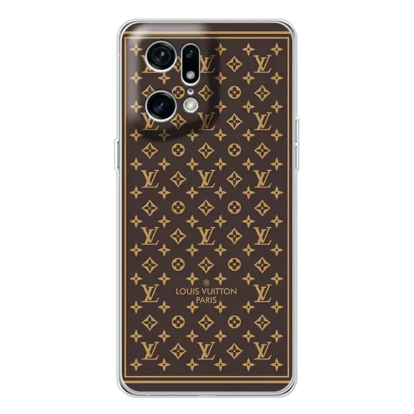 Чехол с принтом «обои LV» для OPPO Find X5 Pro