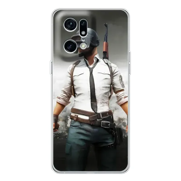 Чохол з принтом «Пабг мен» для OPPO Find X5 Pro