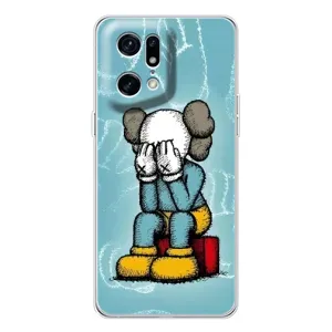 Чохли для OPPO Find X5 Pro - Bearbrick Louis Vuitton (PREMIUMPrint) (Плач Bearbrick)