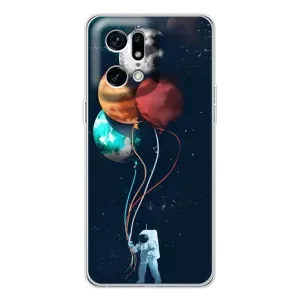 Космические Чехлы для Файнд Х5 Про (VPrint) (Планеты шарики)