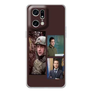 Чохол з принтом «Президент» для OPPO Find X5 Pro