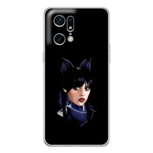 Чохли Венсдей на OPPO Find X5 Pro Уенсдей (AlphaPrint)