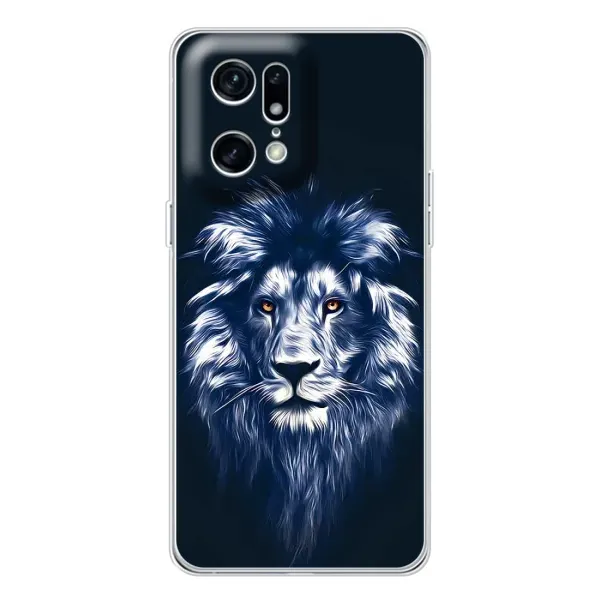 Чехол с принтом «Синий Лев» для OPPO Find X5 Pro