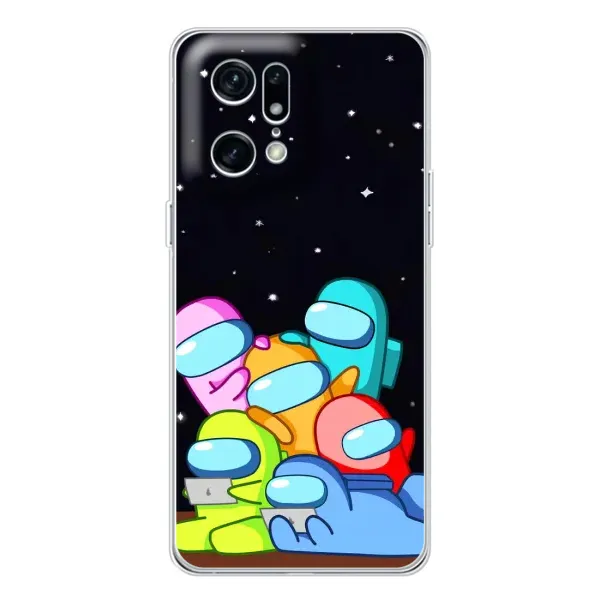 Чехол с принтом «Скины в космосе» для OPPO Find X5 Pro