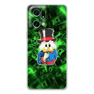 Чехли для Файнд Х5 Про - Scrooge MagDag (PREMIUMPrint) (Скрудж МакДак)