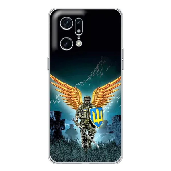 Чехол с принтом «Солдат ЗСУ» для OPPO Find X5 Pro Чехол с принтом «Солдат ЗСУ» для OPPO Find X5 Pro