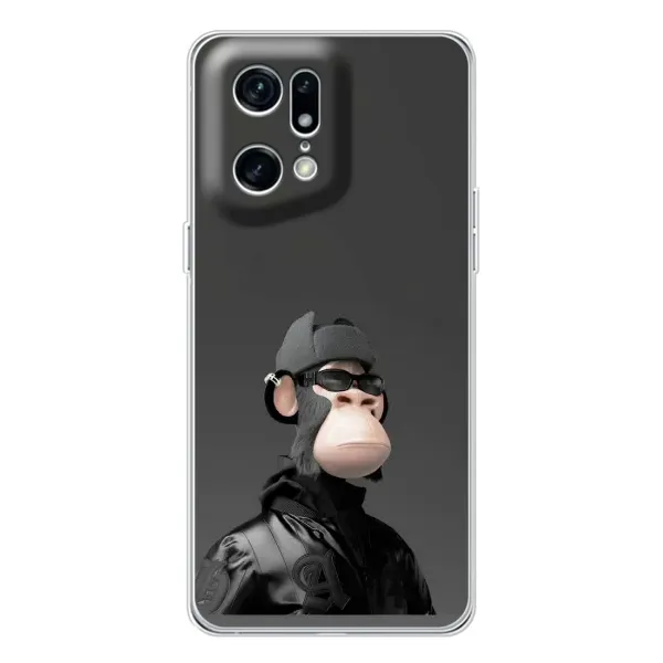 Чехол с принтом «стильная обезьяна NFT» для OPPO Find X5 Pro