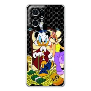 Чехлы для OPPO Find X5 Pro - Скрудж МакДак Louis Vuitton (PREMIUMPrint) (Стильная Утка)