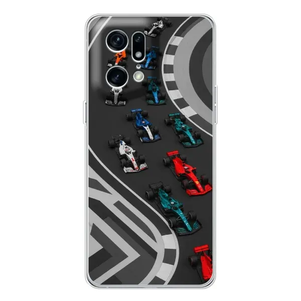 Чехол с принтом «Трасса Ф1» для OPPO Find X5 Pro