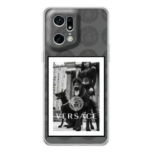 Чехлы VERSACE для Файнд Х5 Про (PREMIUMPrint)
