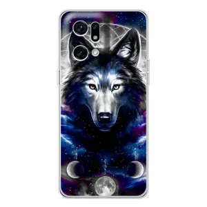 Защитные чехлы для Файнд Х5 Про (AlphaPrint) (ХИТ продаж) ВОЛК (Волк)