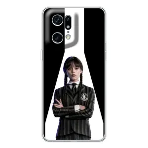 Чехлы Венсдей на OPPO Find X5 Pro Уэнсдей (AlphaPrint) (W-Wednesday)
