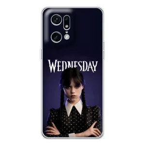 Чехлы Венсдей на OPPO Find X5 Pro Уэнсдей (AlphaPrint) (Wednesday)