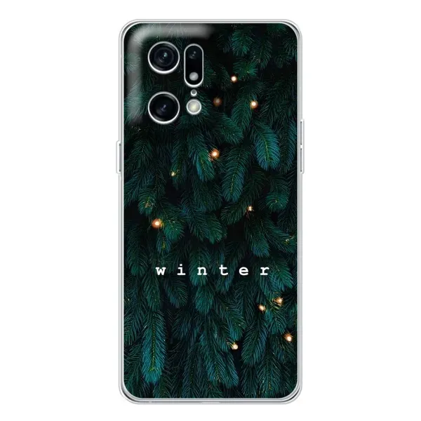 Чехол с принтом «Winter» для OPPO Find X5 Pro