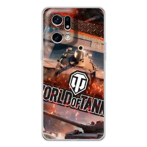 Чохол з принтом «World of Tanks» для OPPO Find X5 Pro
