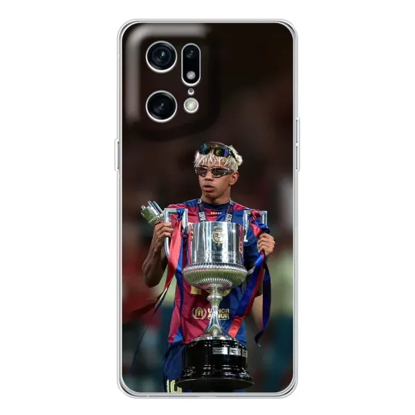 Чохол з принтом «Ямаль з кубком» для OPPO Find X5 Pro