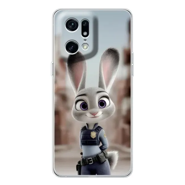 Чехол с принтом «Офицер Джуди Хоппс» для OPPO Find X5 Pro