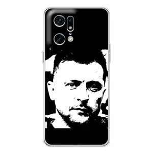 Чохол для OPPO Find X5 Pro (AlphaPrint - с принтом Зеленського)