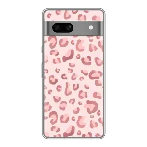 Чехол с розовым рисунком для OPPO K15s (Розовый леопард)