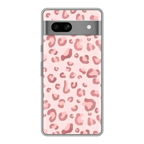 Чохол з принтом «Рожевий леопард» для OPPO K15s