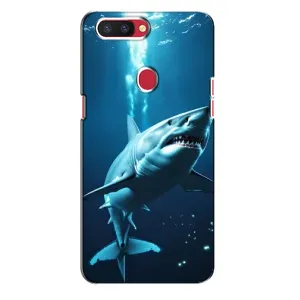Чохол з картинкою 'Хижаки' для Oppo R11s (Акула під водою)