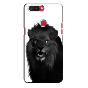 Чохли з картинкою животних Oppo R11s (Чорний ЛЕВ)
