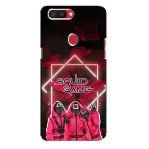 Чохол Гра в кальмара для Oppo R11s (Охоронці Гра кальмара)