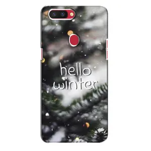 Новорічні, Святкові Чохли для Oppo R11s - 2024 год (Hello winter)