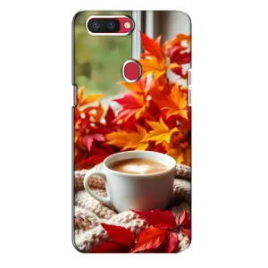 Чохол з унікальним дизайном 'Осінь з кавою' для Oppo R11s