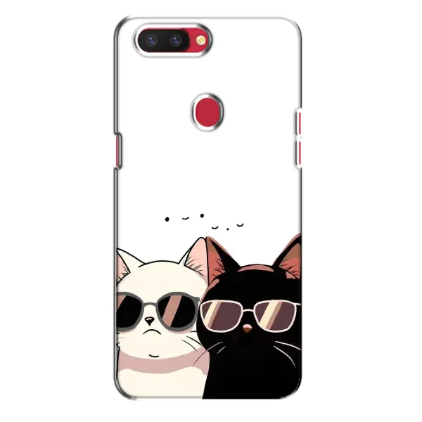 Чехол с принтом «Коты в очках» для OPPO R11s