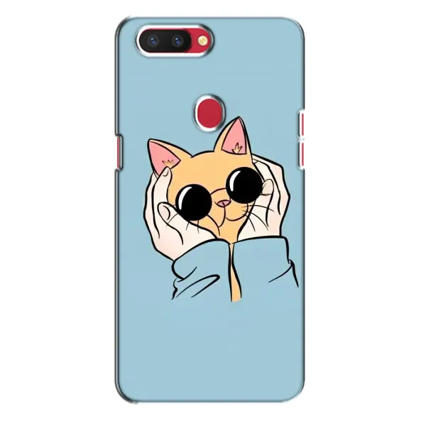 Чехол с принтом «Котик в очках» для OPPO R11s Чехол с принтом «Котик в очках» для OPPO R11s
