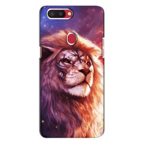 Чехол со Львом для Oppo R11s (VPrint) (Красочный Лев)