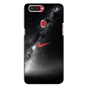 Чохол для Oppo R11s - з принтом Найк (AlphaPrint) (Найк червоний)