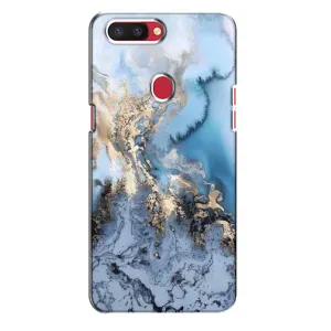 Мраморный чехол на Oppo R11s (VPrint) (Нежный мрамор)