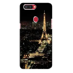 Чохол Ейфелева Вежа Oppo R11s - (AlphaPrint) (Нічний Париж)