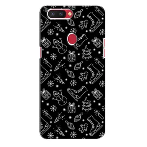 Новорічні, Святкові Чохли для Oppo R11s - 2024 год (Новорічний фон)