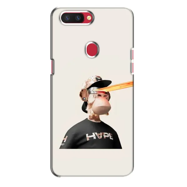 Чехол с принтом «обезьяна NFT в очках» для OPPO R11s